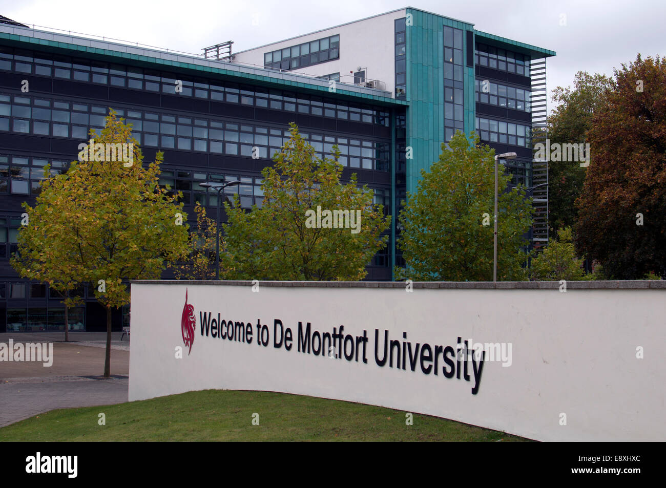 Le bâtiment, Hugh Aston De Montfort University, Leicester, UK Banque D'Images