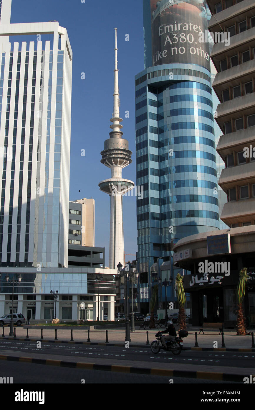 La tour de la libération dans la ville de Koweït, Koweït Banque D'Images