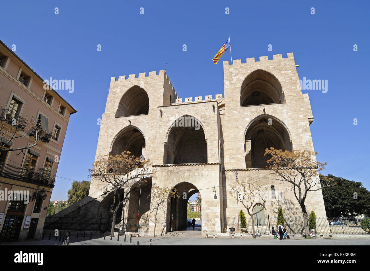 Torres de Serranos Banque D'Images