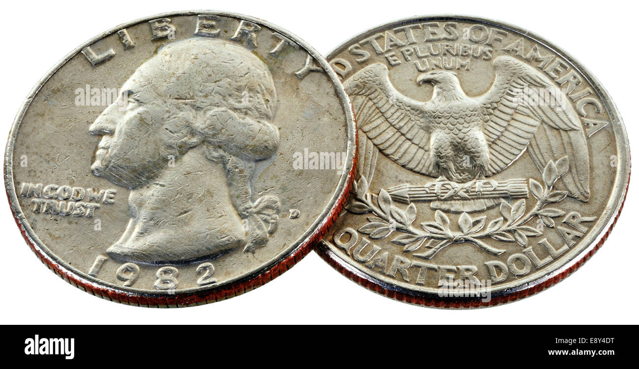 25 cents Banque D'Images