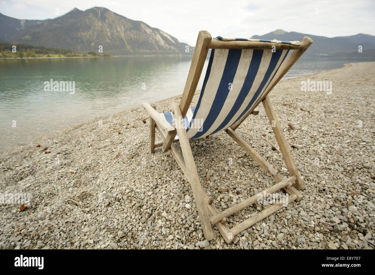 chaise toile Banque D'Images