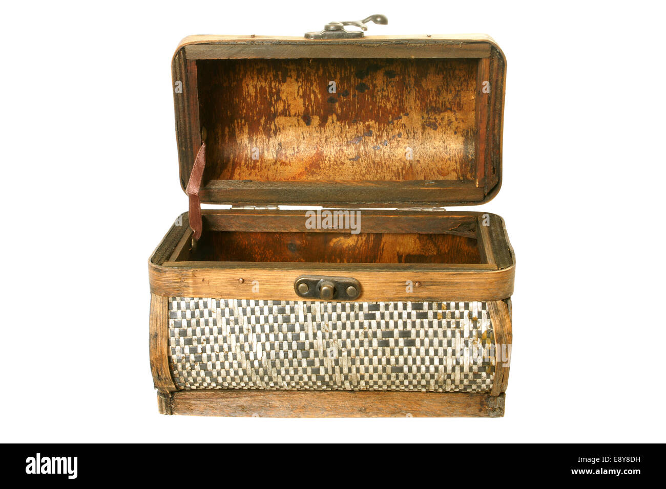 Ancien coffret à partir de l'écorce de bouleau Banque D'Images
