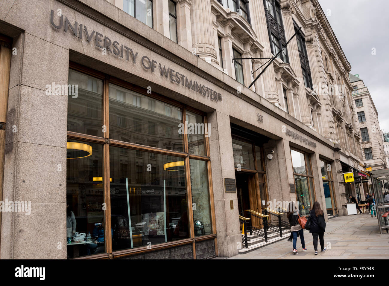 Université de Westminster, Regent St, London, UK Banque D'Images