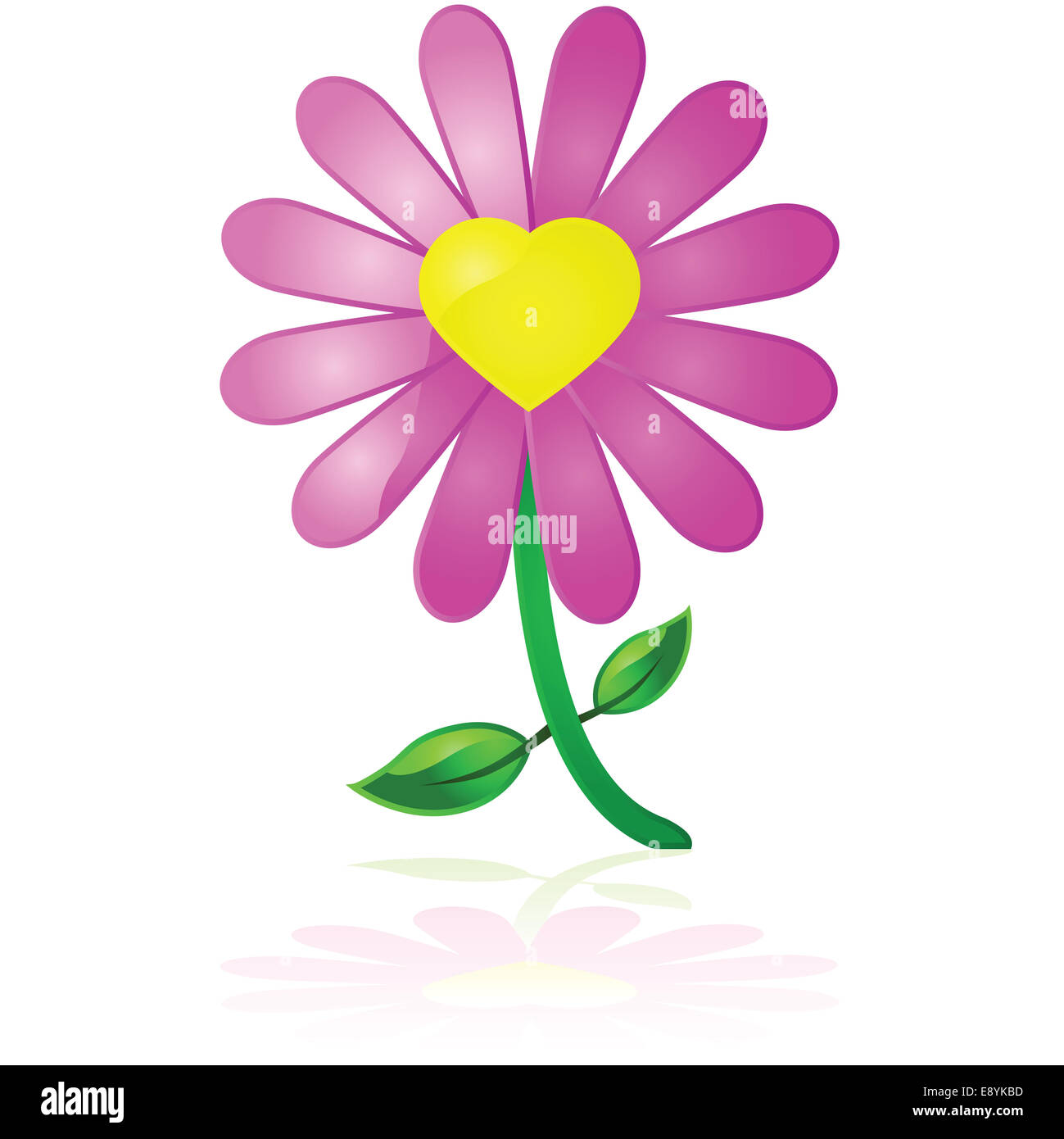 Fleur de l’amour Banque D'Images