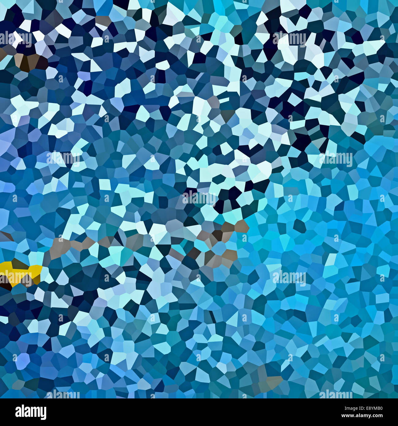 Abstract blue texture de fond en mosaïque, l'orifice de remplissage libre, illustration Banque D'Images