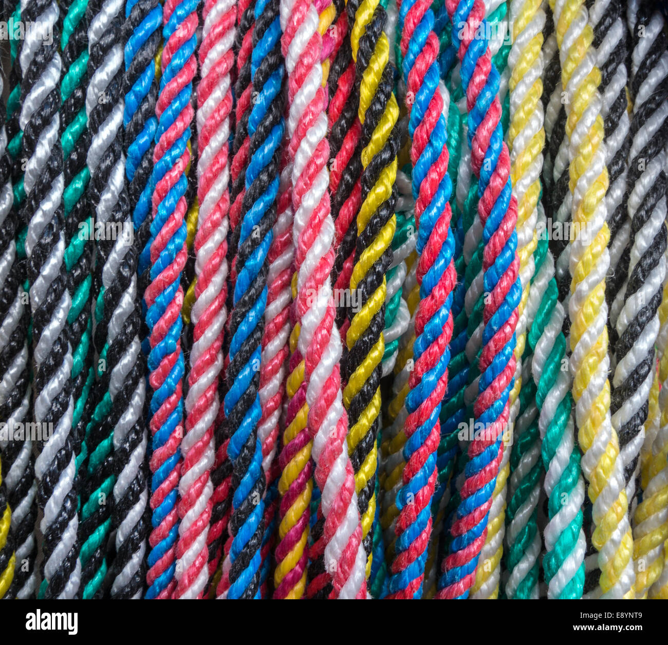 Cordes colorés Banque D'Images