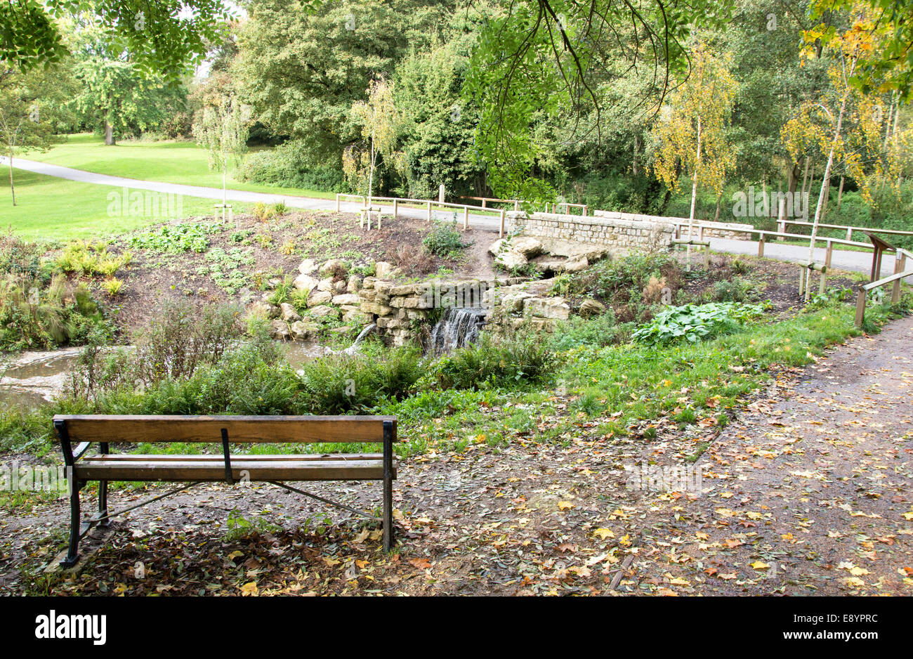 Mote Park Maidstone arrivant en deuxième drapeau vert awards Banque D'Images