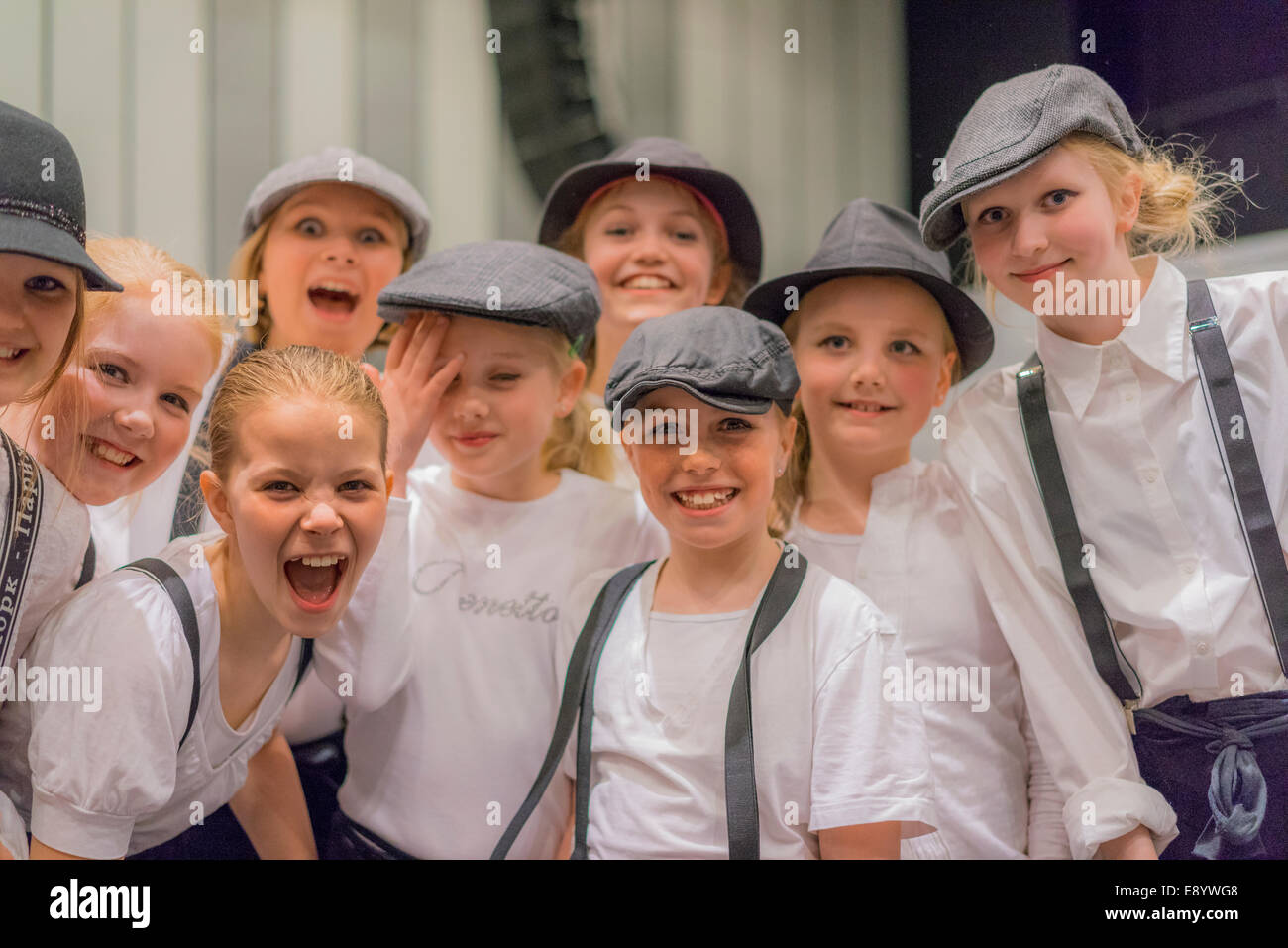 Danseurs, Children's Festival, Harpa, Reykjavik, Islande Banque D'Images