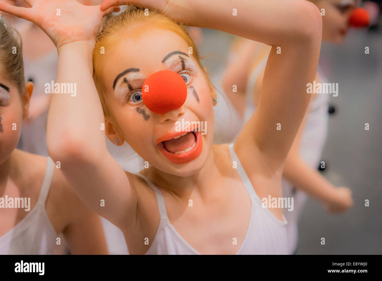 Des danseurs de ballet, Children's Festival, Harpa, Reykjavik, Islande Banque D'Images