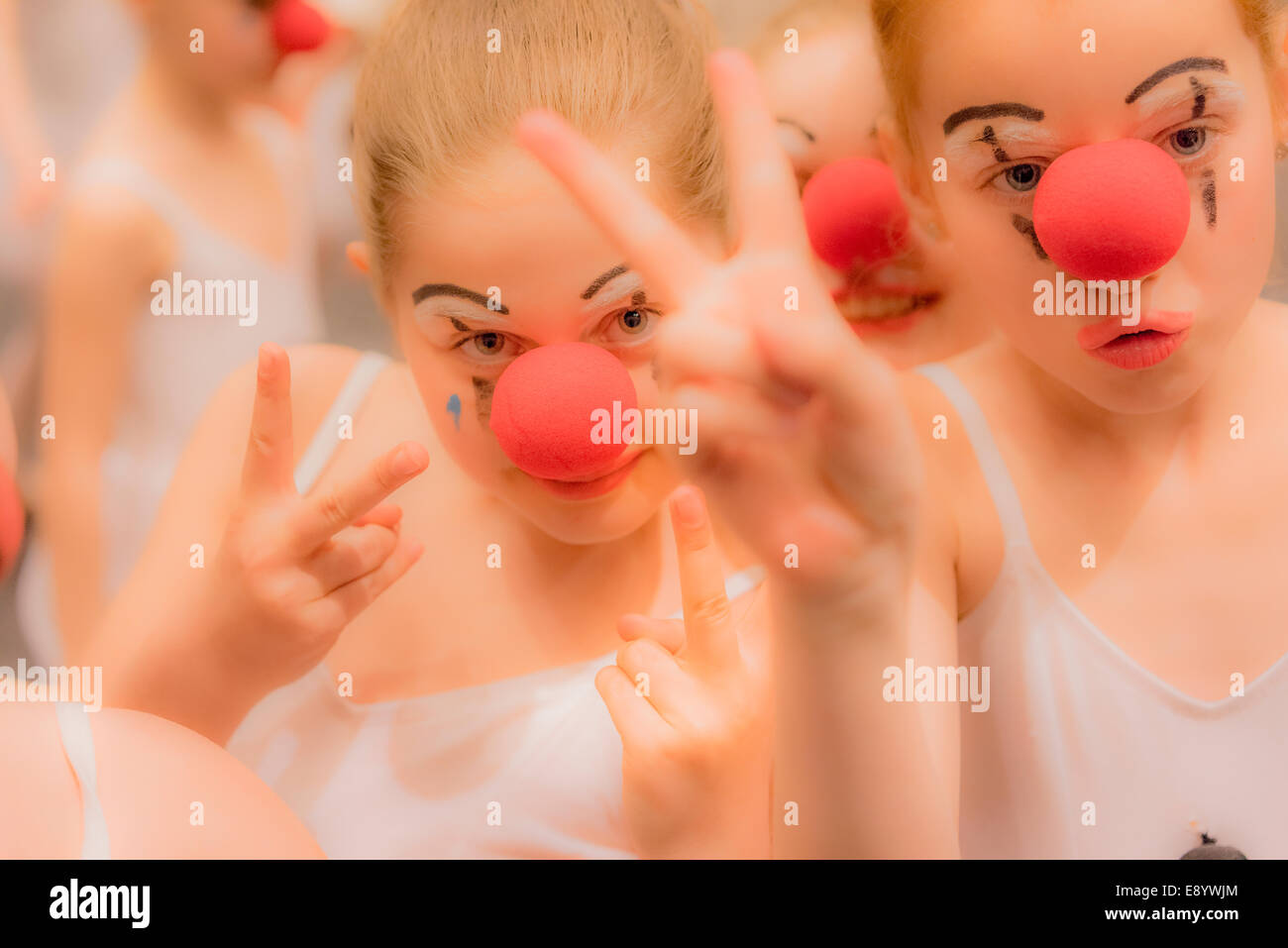 Des danseurs de ballet, Children's Festival, Harpa, Reykjavik, Islande Banque D'Images