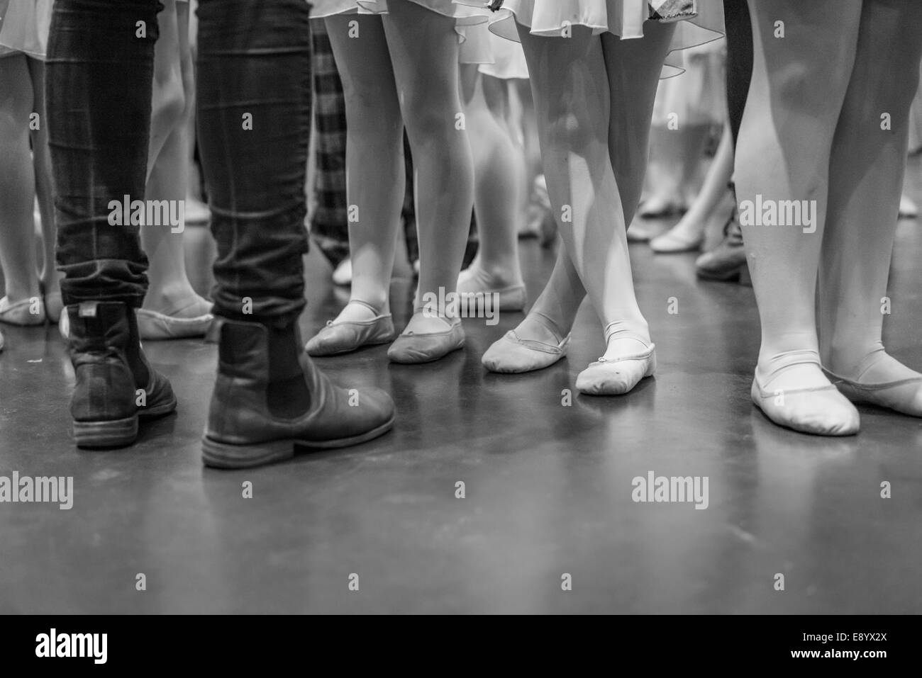 Des danseurs de ballet, Children's Festival, Harpa, Reykjavik, Islande Banque D'Images