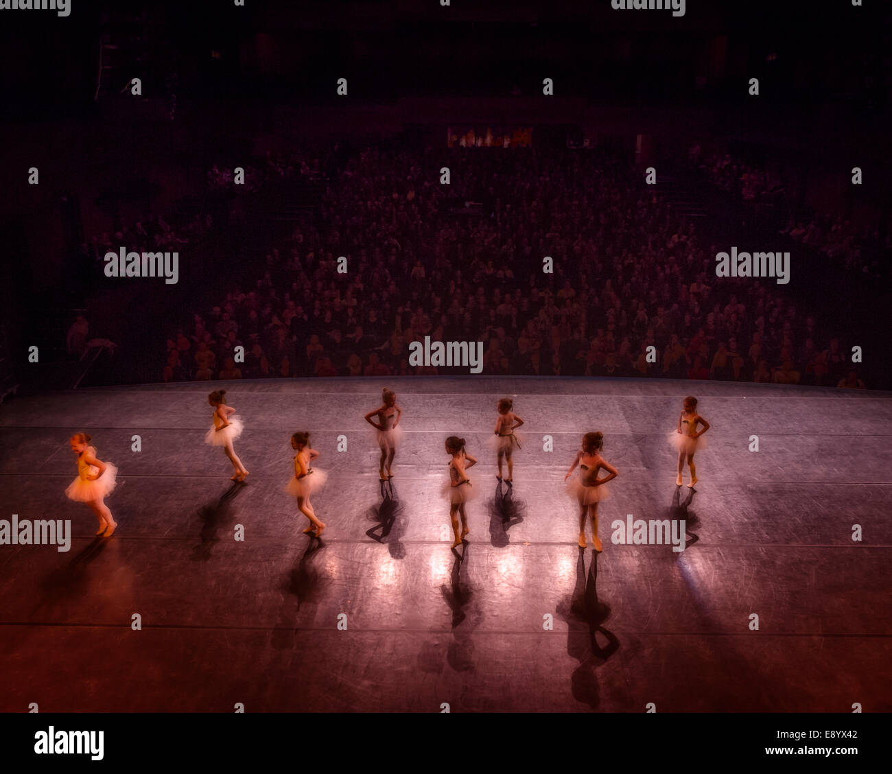 Des danseurs de ballet, Children's Festival, Harpa, Reykjavik, Islande Banque D'Images