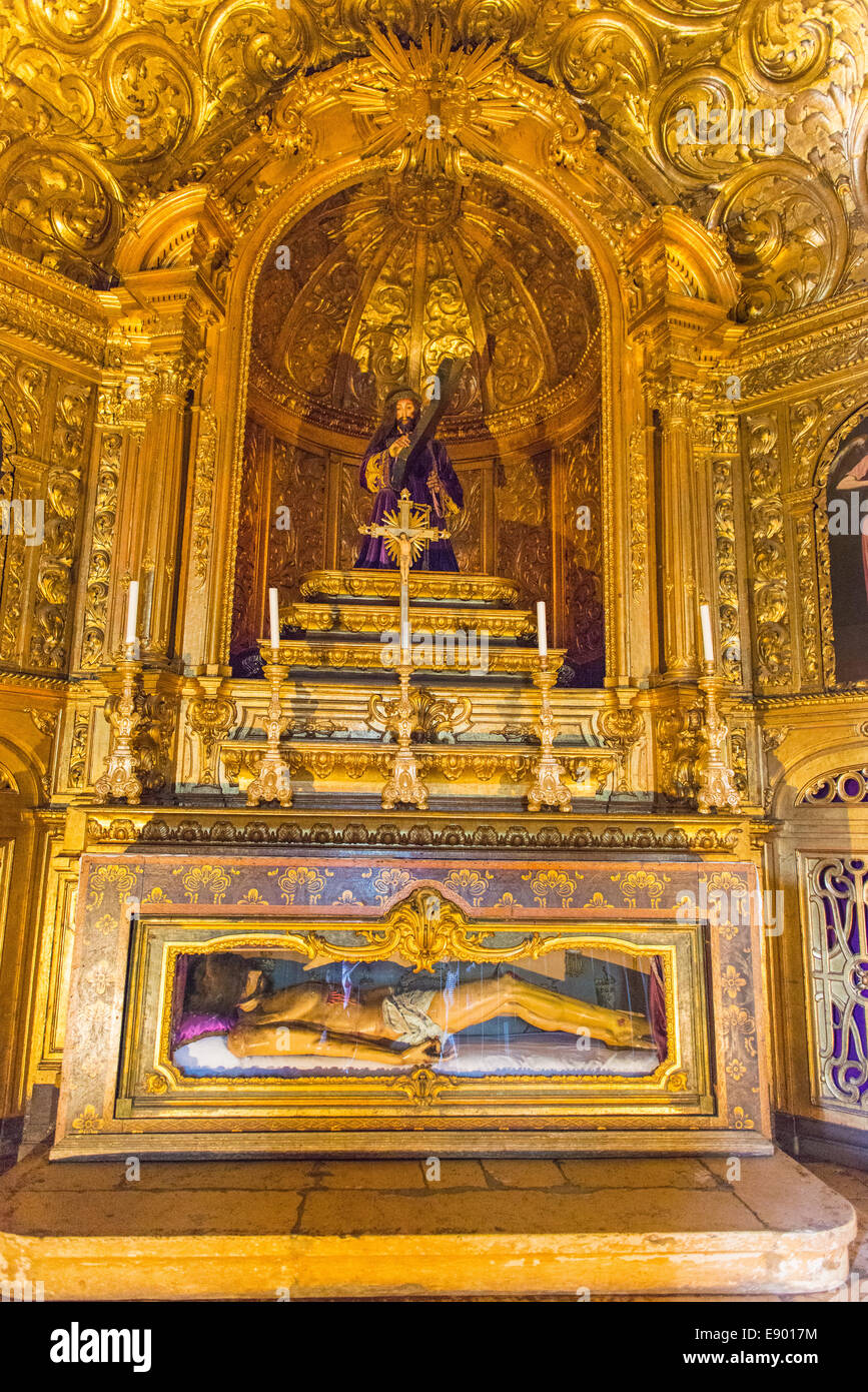 Portugal Lisbonne Belem Mosteiro dos Jeronimos monastère des Hiéronymites Saint Jérôme l'ordre jusqu'à 1834 1501 Impôt intégré d'épices poivre argent Banque D'Images