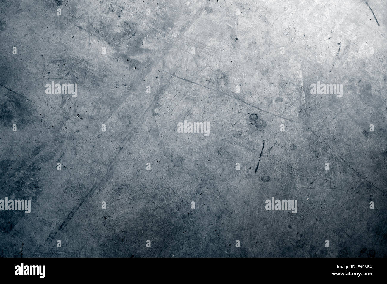 Gros plan du mur bleu grunge Banque D'Images