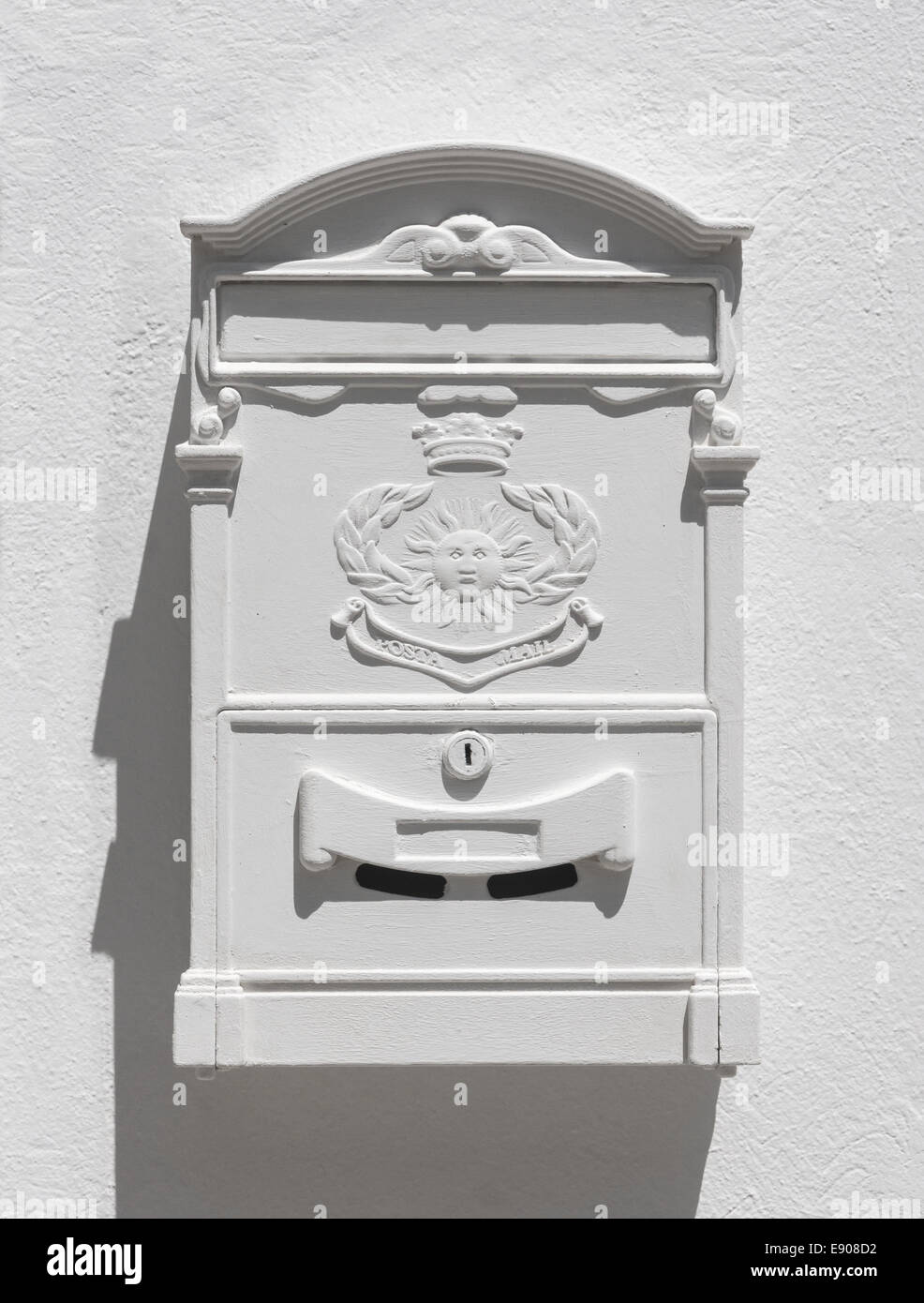 Mail box, Alhama de Granada, Andalousie, Espagne Banque D'Images