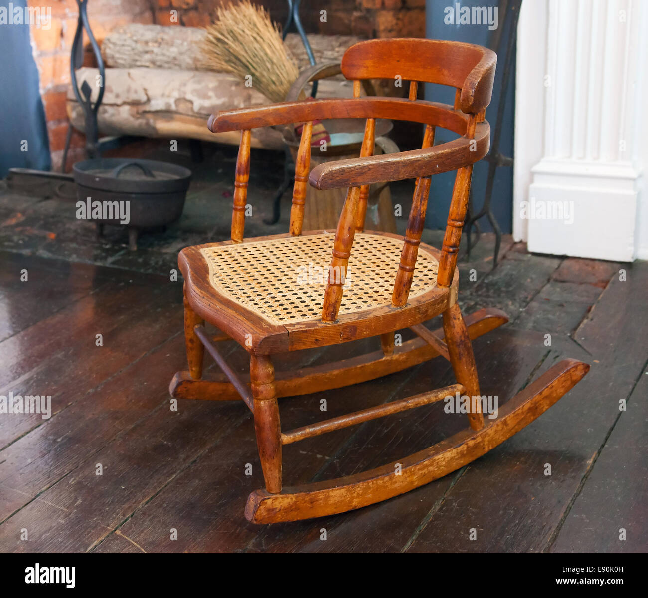 Childs rocking chair Banque D'Images