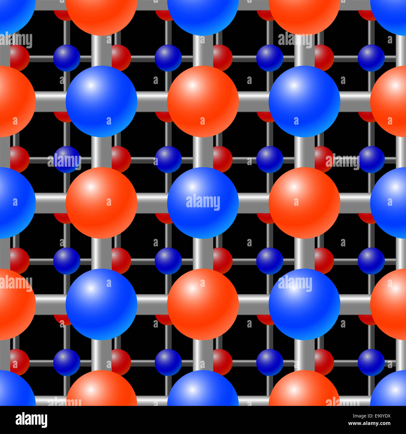 Résumé fond avec réseau cristallin Banque D'Images