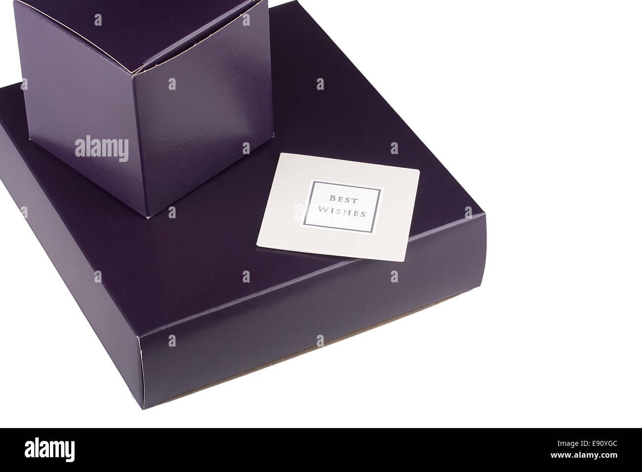 Les emballages en carton Banque D'Images