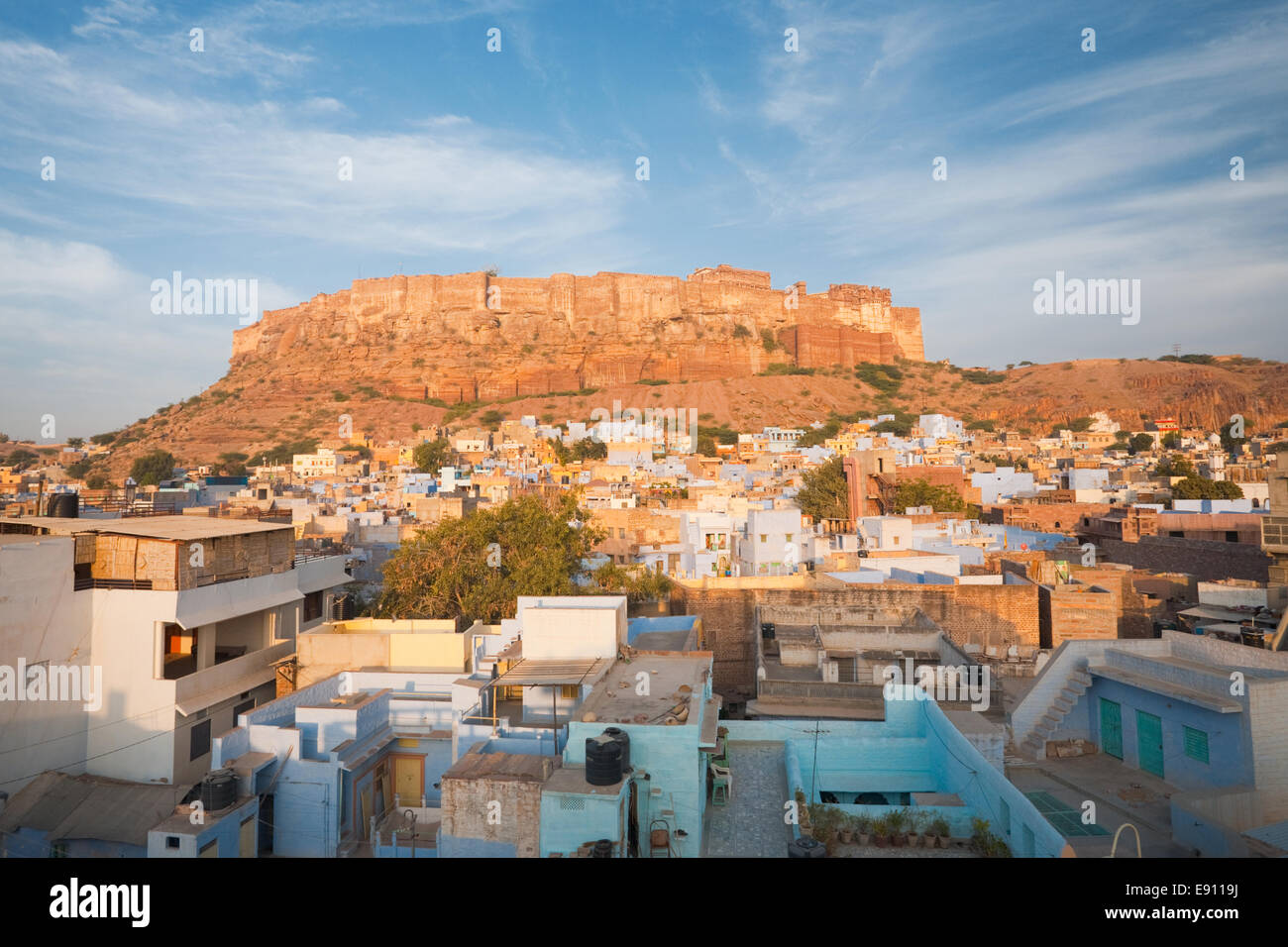 Fort Mehrangarh Jodhpur Blue Banque D'Images