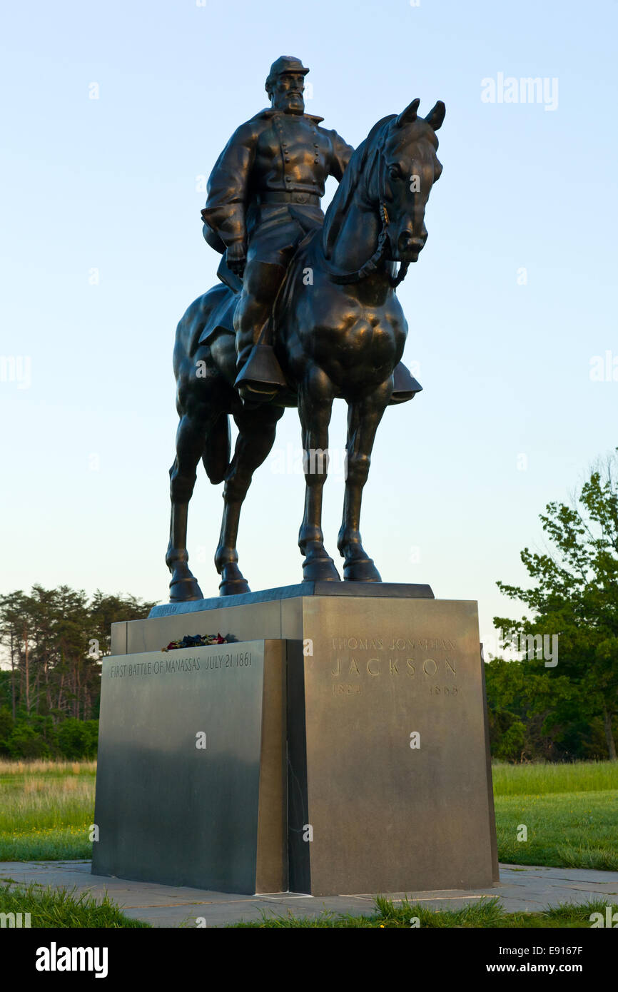 Statue de Stonewall Jackson Banque D'Images