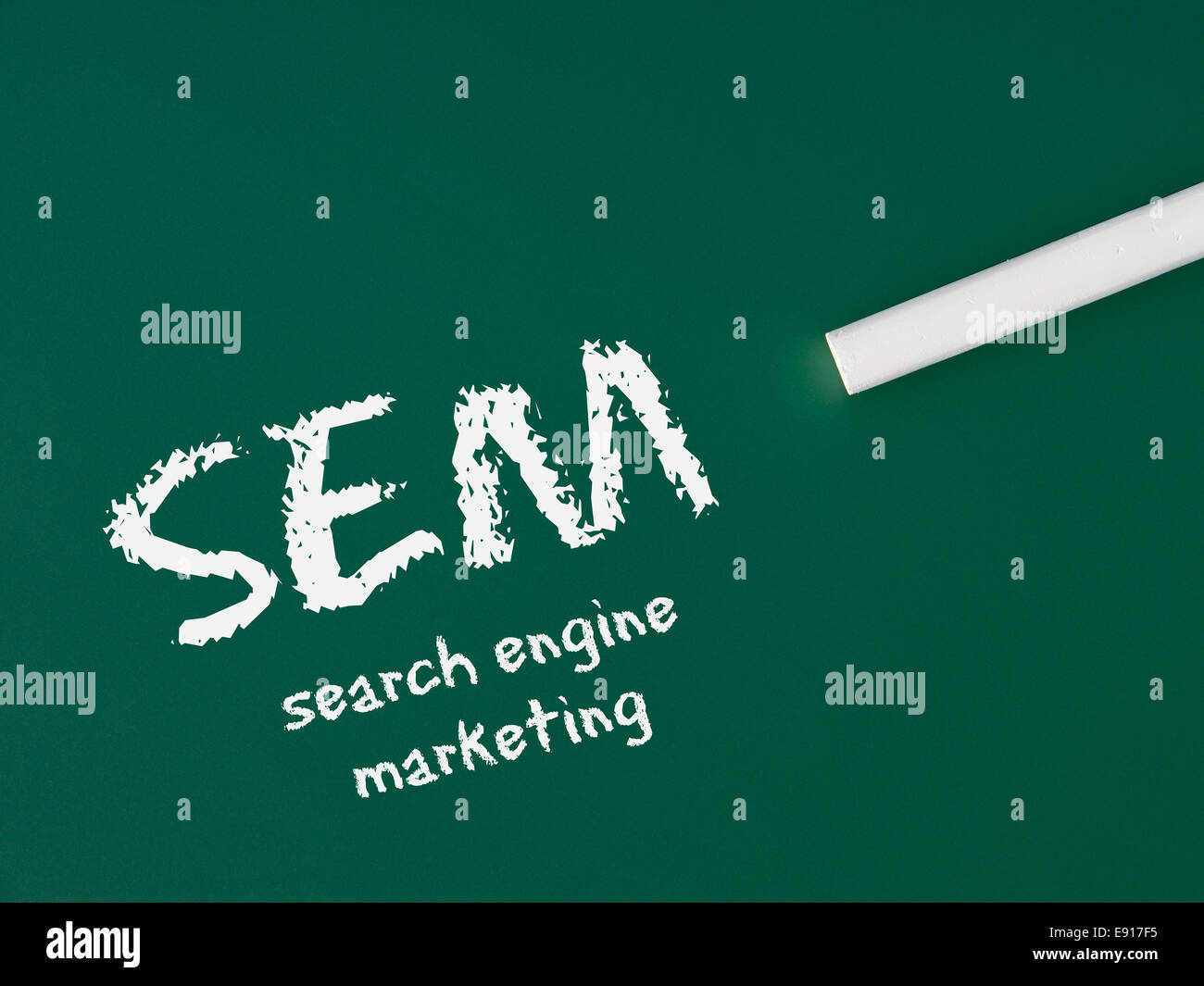 SEM - Search Engine Marketing Banque D'Images