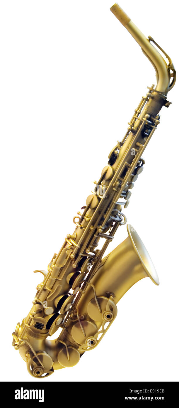 Découpe de saxophone Banque D'Images
