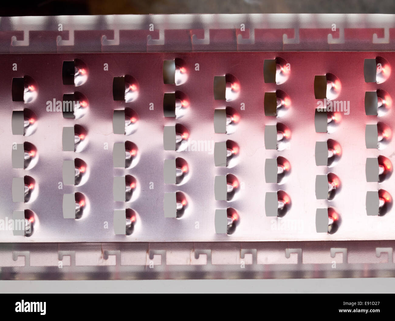 Macro image de râpe à fromage Banque D'Images