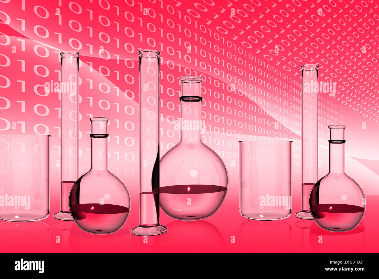 matériel de laboratoire Banque D'Images