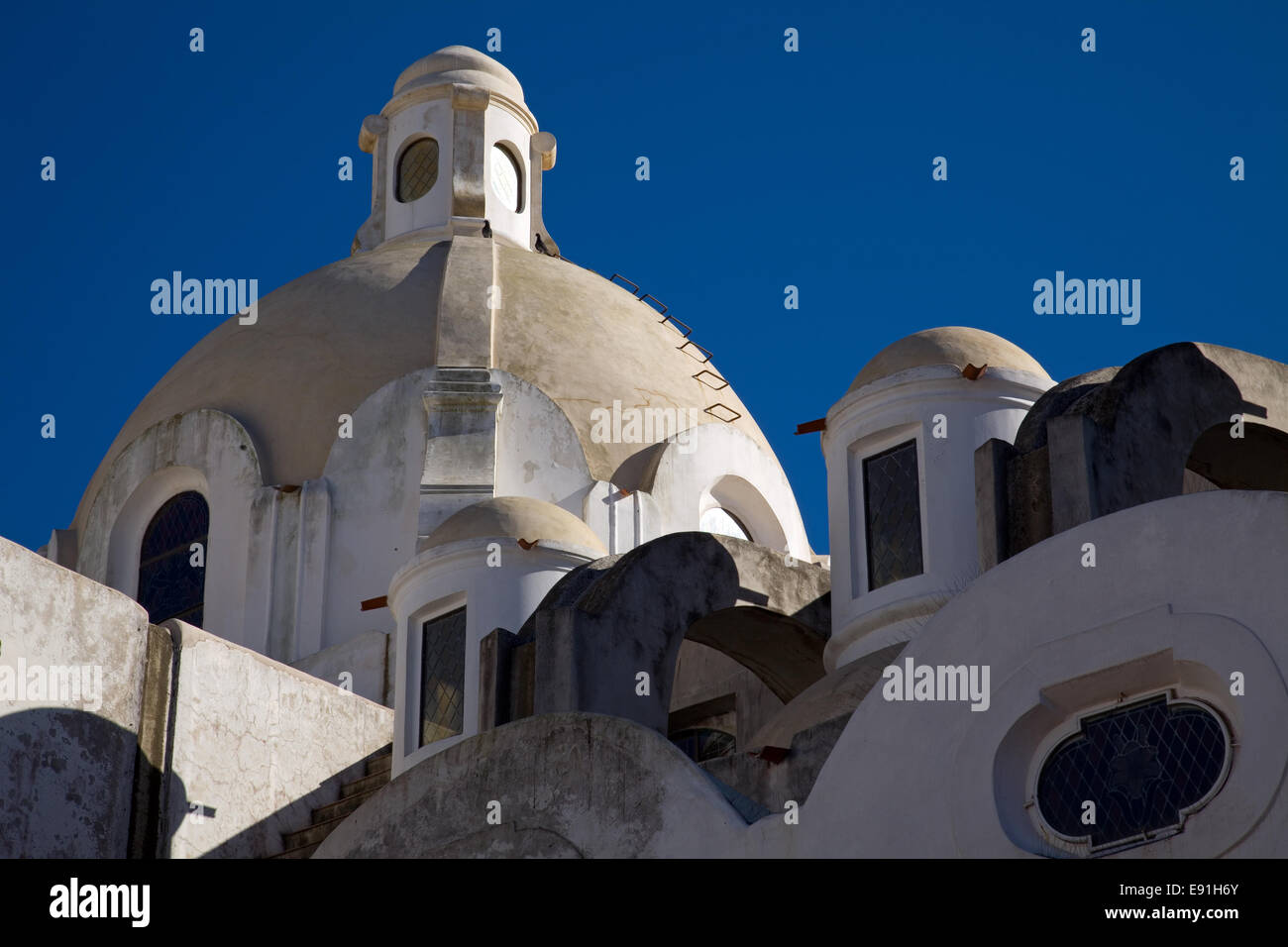 Église de l'île Capri Banque D'Images