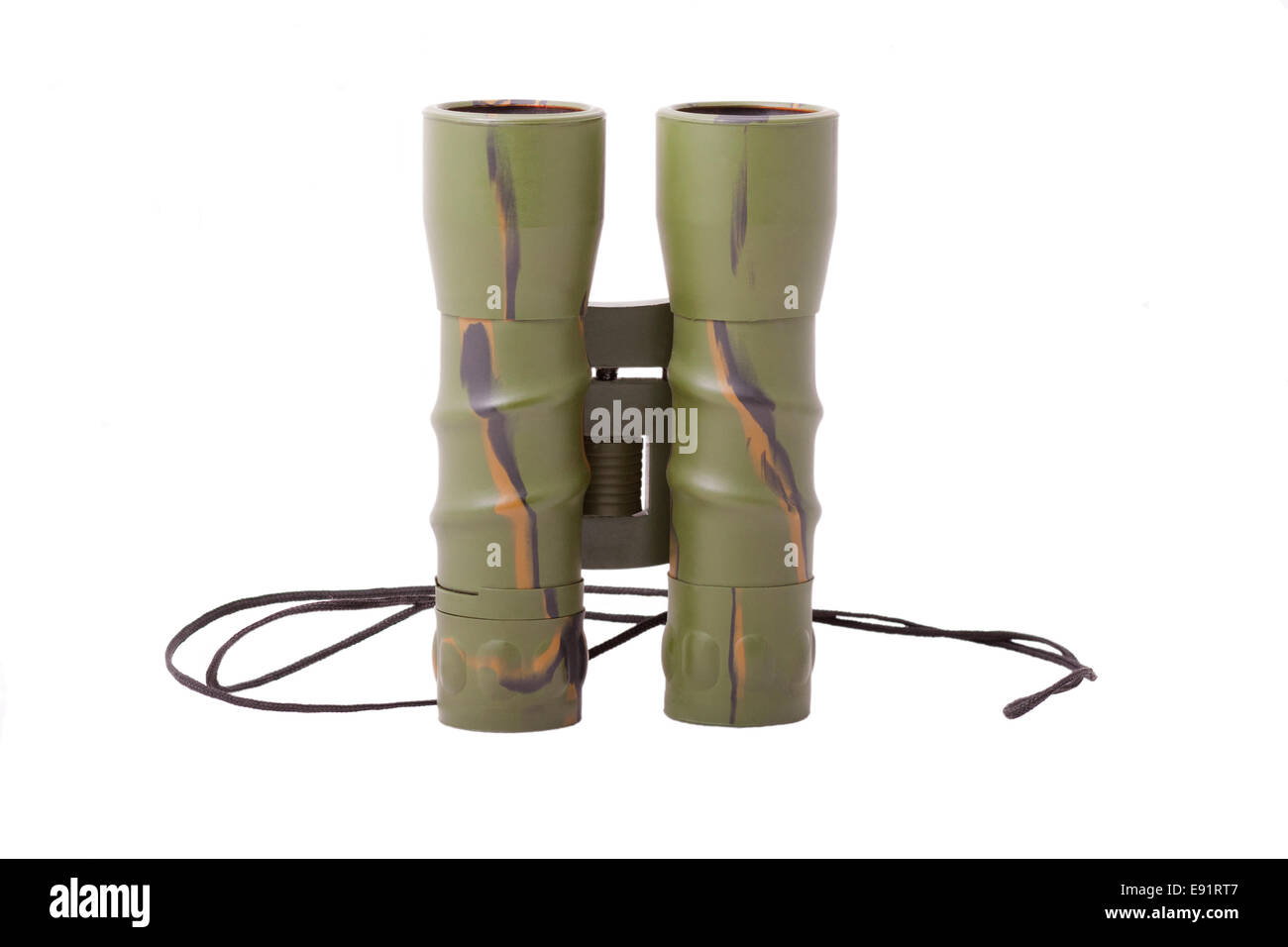 binoculaire kaki Banque D'Images