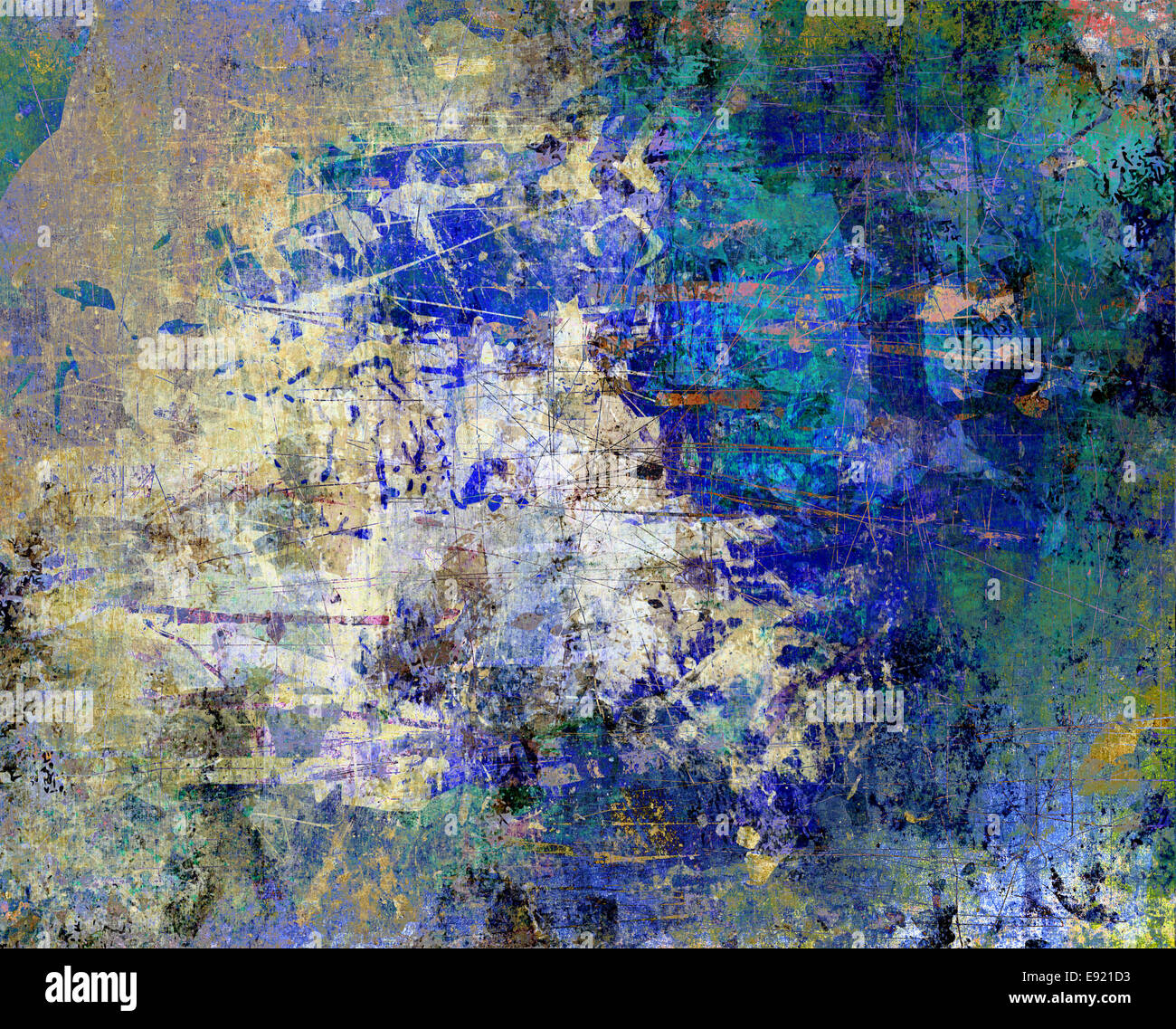 La peinture abstraite Banque D'Images