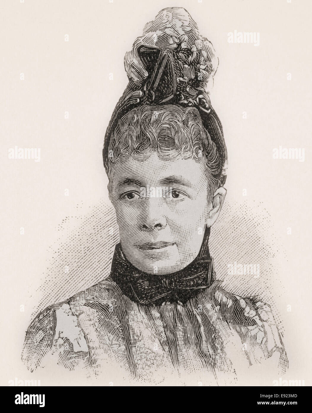 La princesse Pauline Clémentine von Metternich Winneburg - zu Beilstein. Banque D'Images