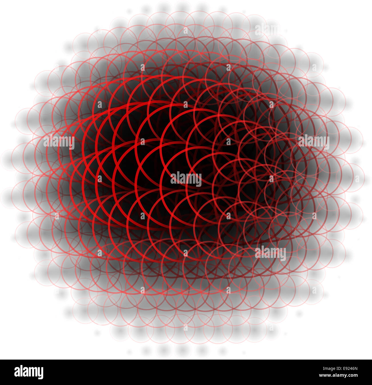 Résumé motif de cercles Banque D'Images