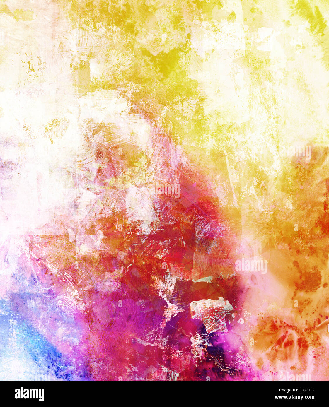 La peinture abstraite Banque D'Images