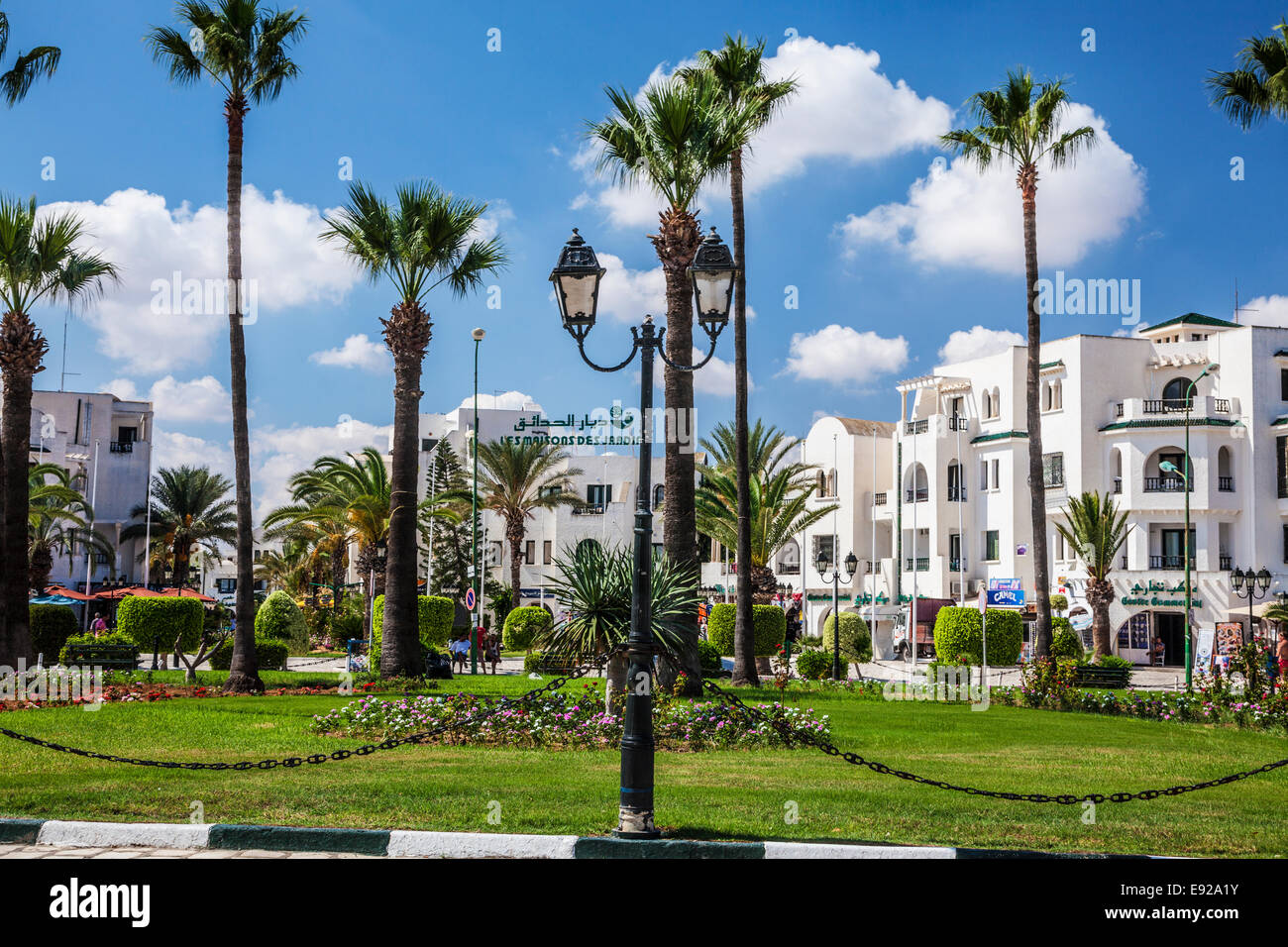 Port el Kantoui, un complexe de vacances à Tunisie. Banque D'Images