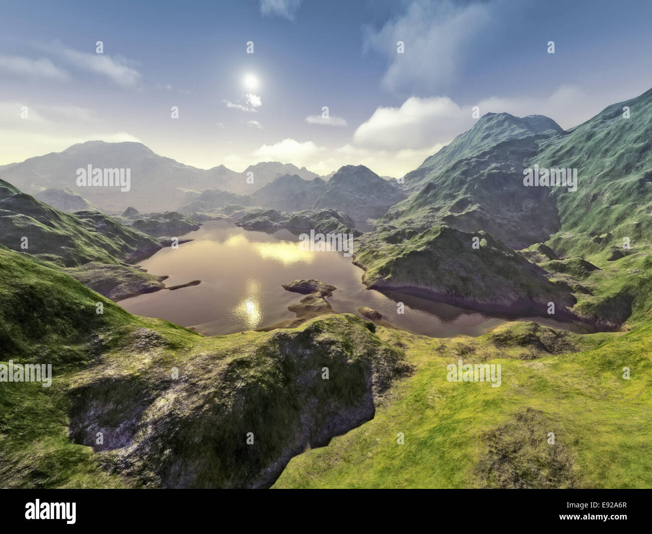 Paysage De Fantaisie Photo Stock Alamy