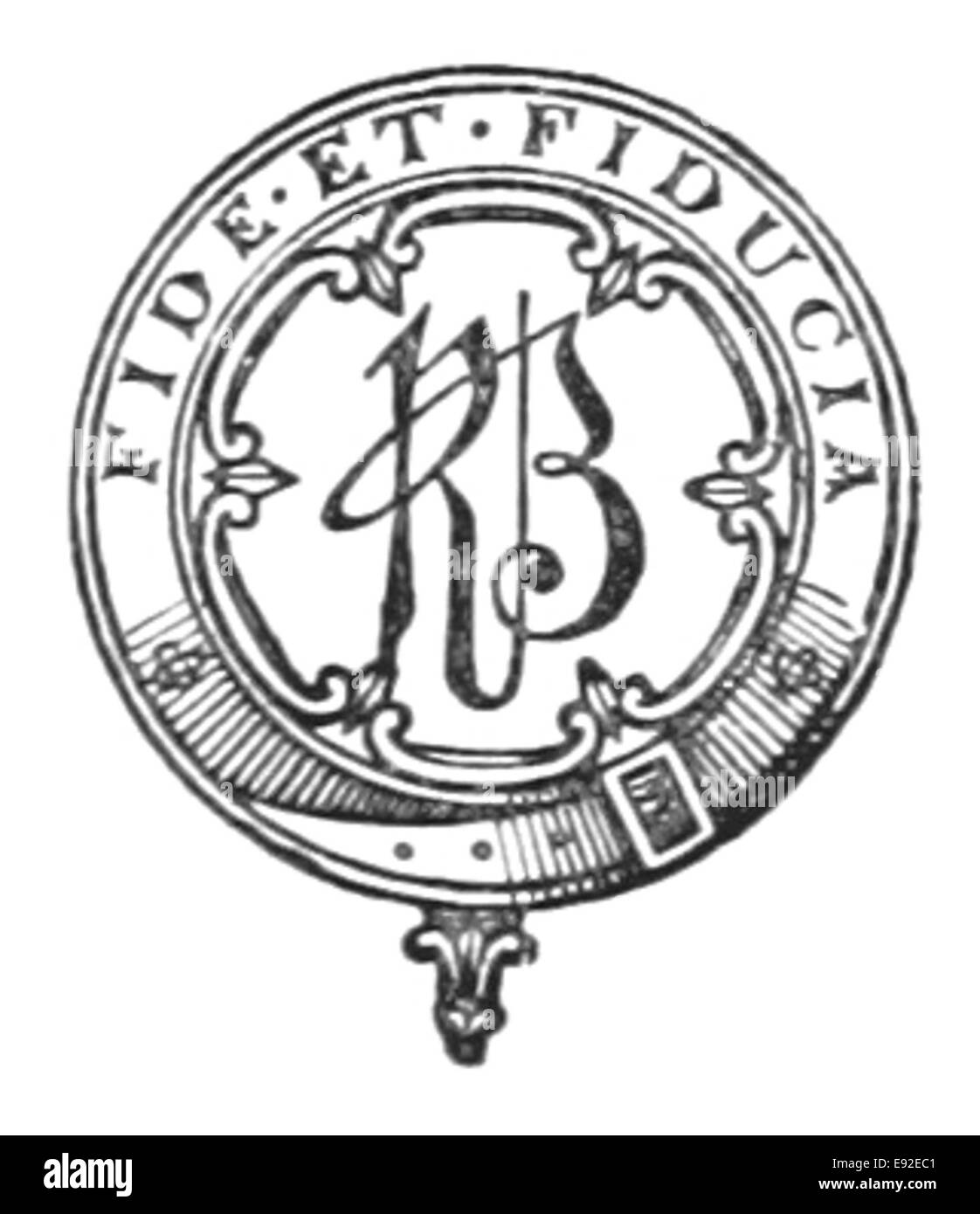 La représentation en 1889 de Richard Bentley & son, une importante maison d'édition londonienne, souligne son rôle dans la littérature de l'époque victorienne. La firme était connue pour publier des œuvres d'auteurs notables, contribuant de manière significative à l'histoire littéraire britannique. Banque D'Images