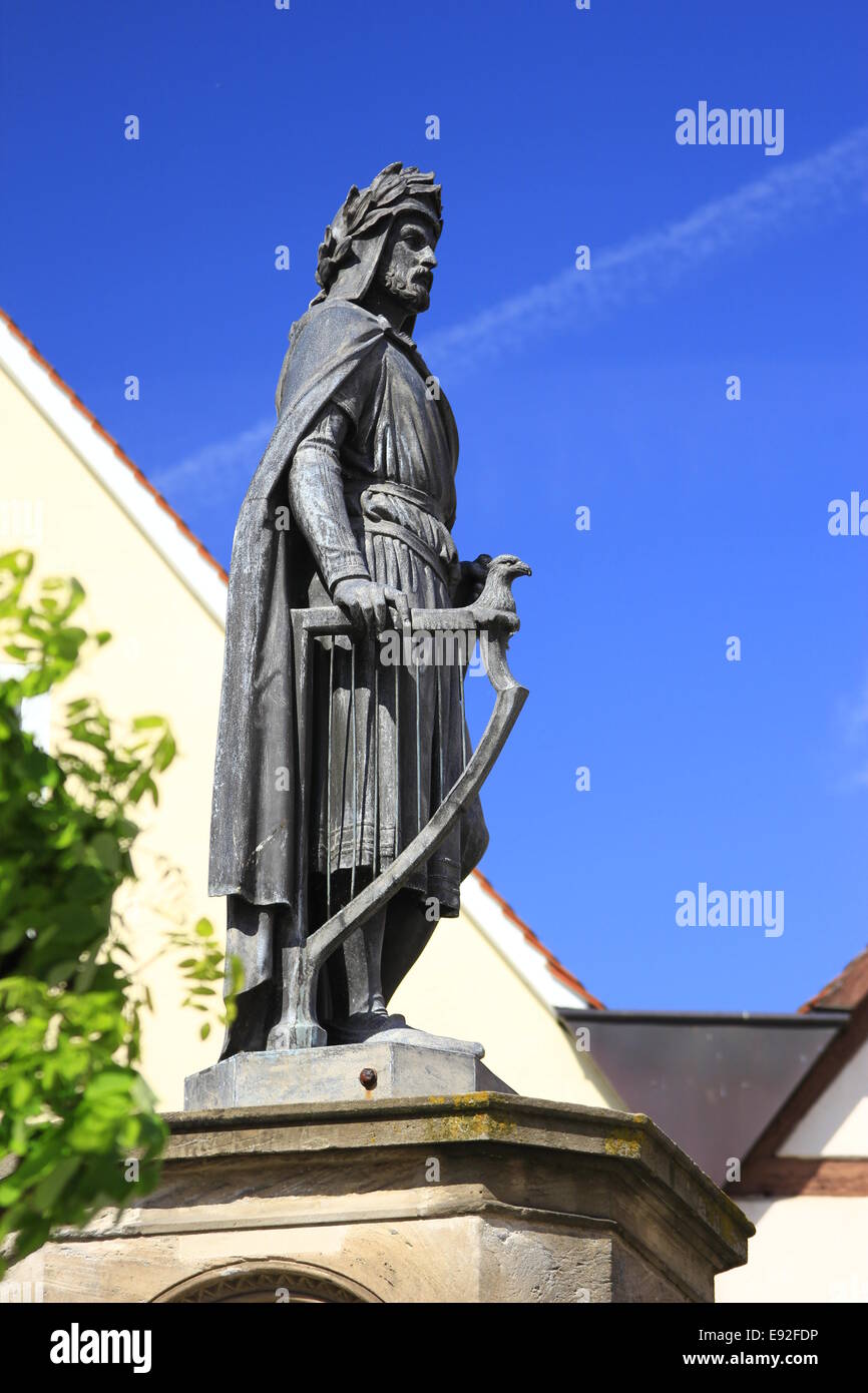 Wolfram von Eschenbach Monument Banque D'Images