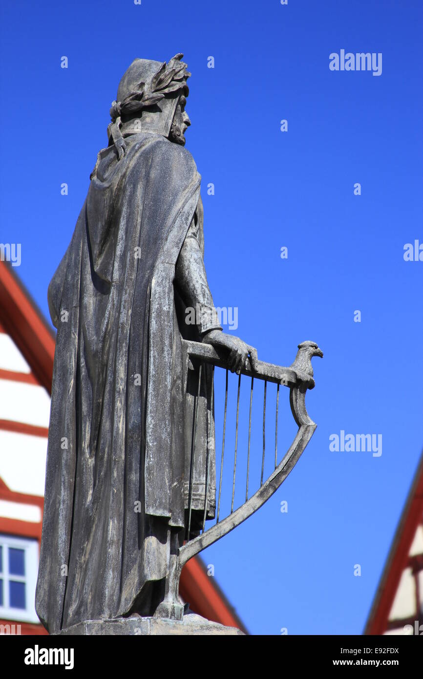 Wolfram von Eschenbach Monument Banque D'Images