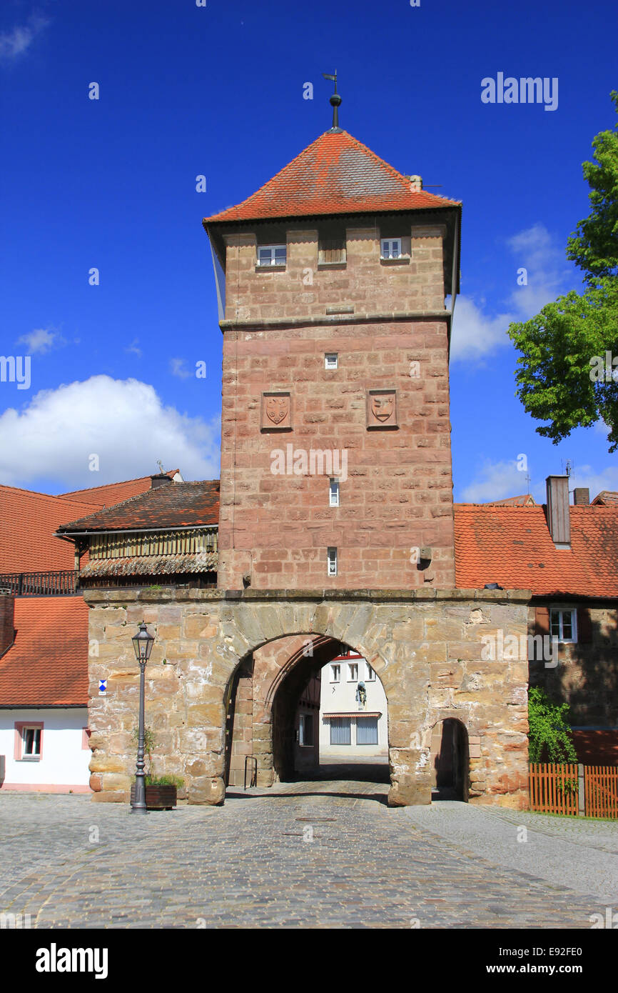 L'abaisser à Wolframs-Eschenbach Banque D'Images