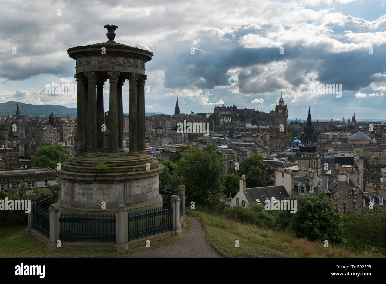 Edimbourg, Ecosse. Vue depuis Calton Hill. Banque D'Images