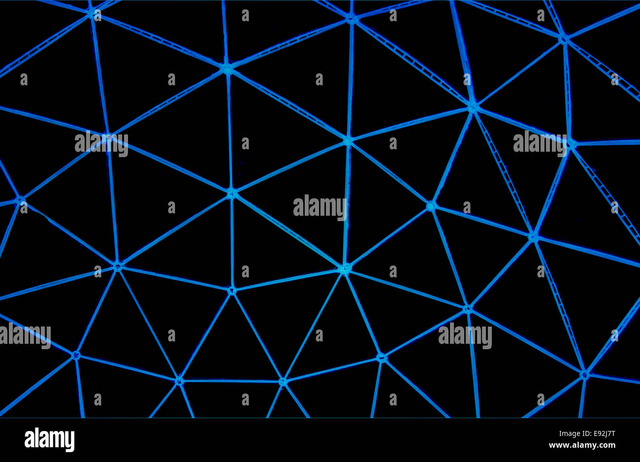 Abstraite noir fond couleur avec motif en acier Banque D'Images