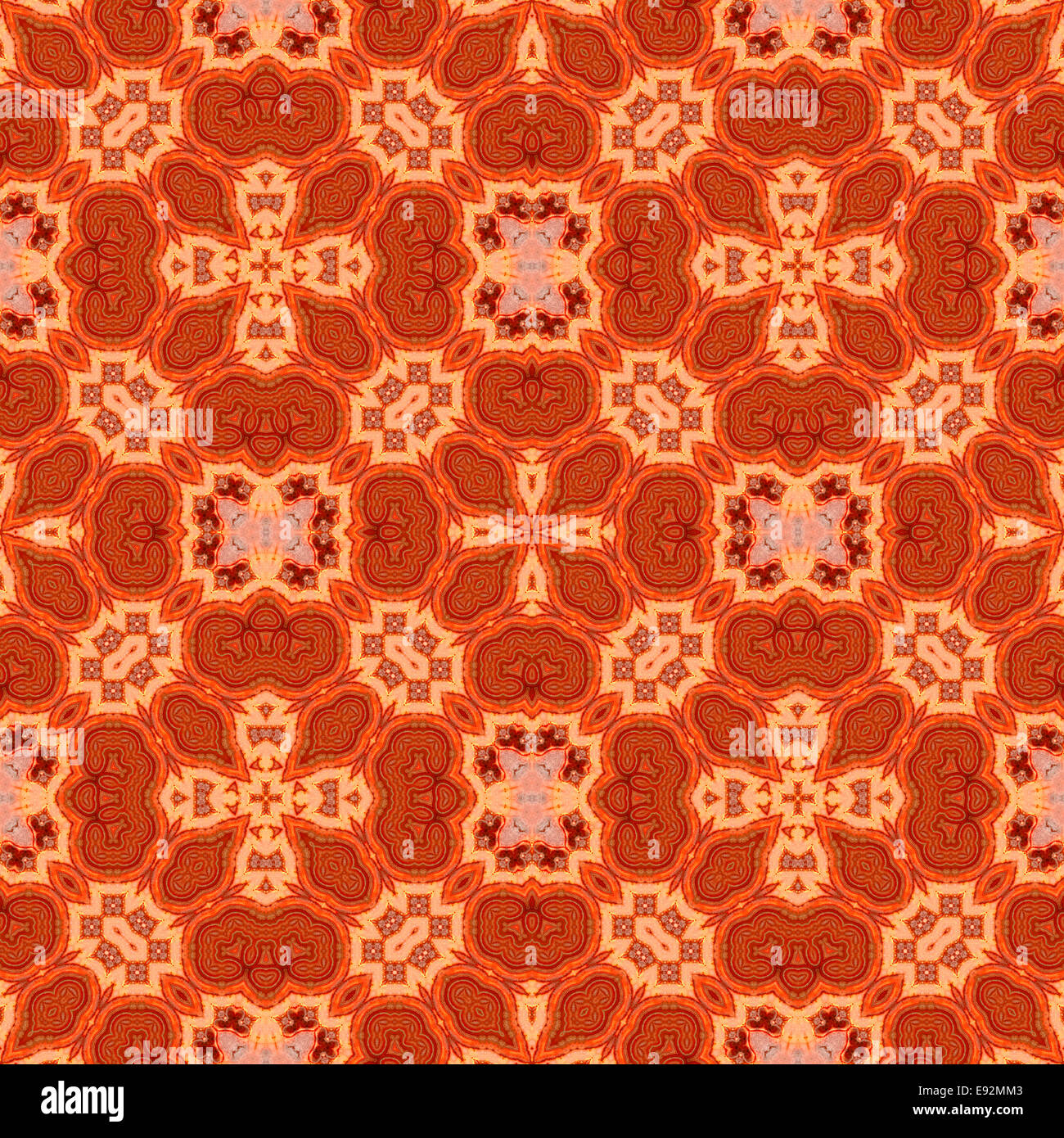 Modèle répétées faites à partir d'une image du minéral agate rouge translucide Banque D'Images