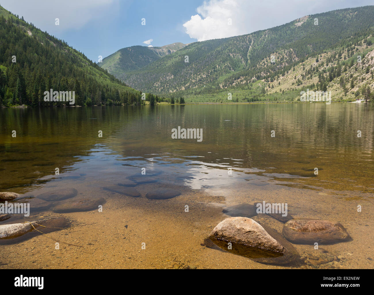 Lac de Cottonwood près de Buena Vista, Colorado, USA Banque D'Images
