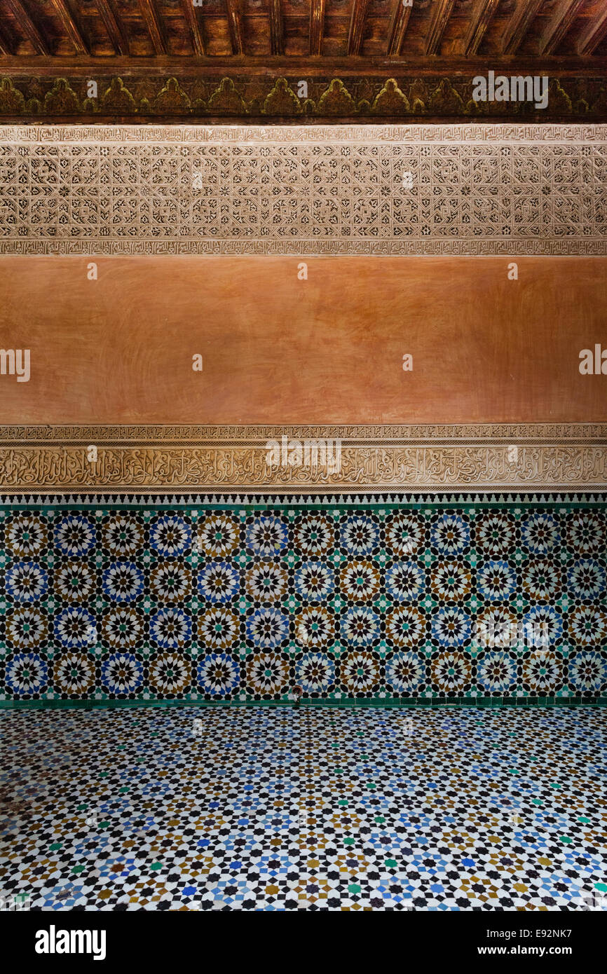 Carreaux de mosaïque marocaine Banque D'Images