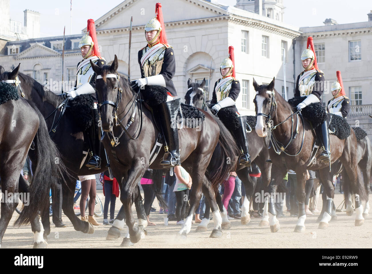 Calvaire à ménage Horseguards Parade Londres Angleterre Banque D'Images