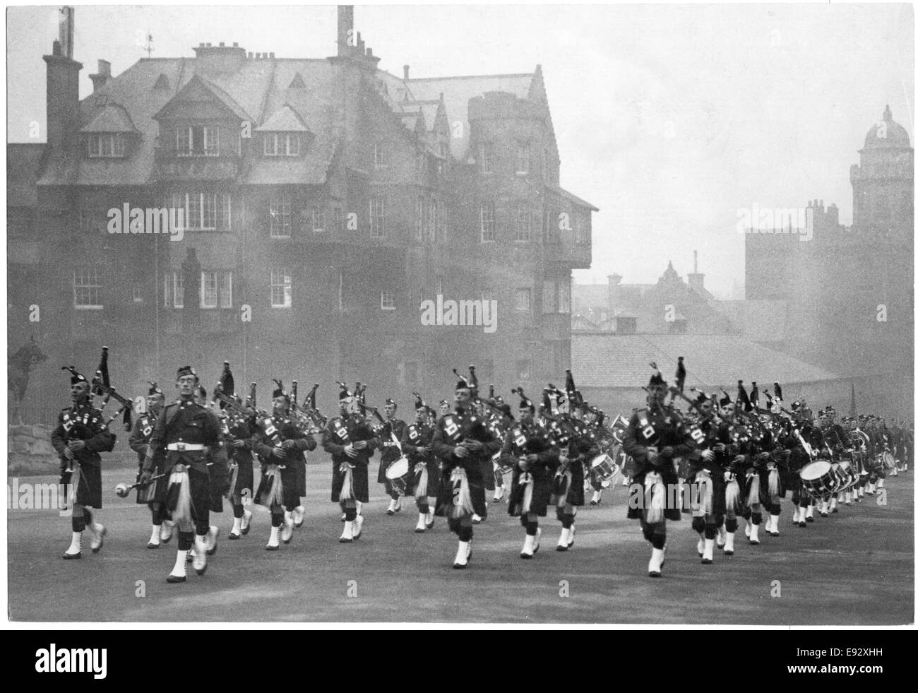 Gordon Highlanders, Castle Guard, Édimbourg, Écosse, Royaume-Uni, vers 1964 Banque D'Images