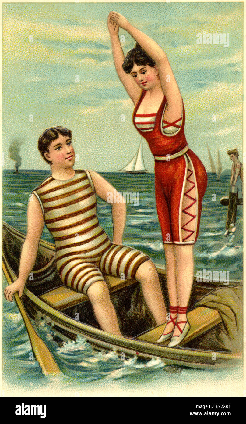 Bathing suits 1900s Banque de photographies et d'images à haute résolution  - Alamy