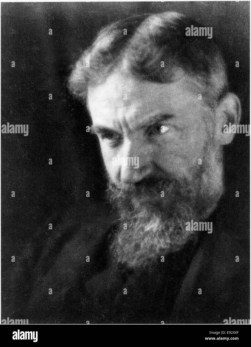 George Bernard Shaw (1856-1950), dramaturge irlandais, reçoit le Prix Nobel de littérature, Portrait, vers 1904 Banque D'Images