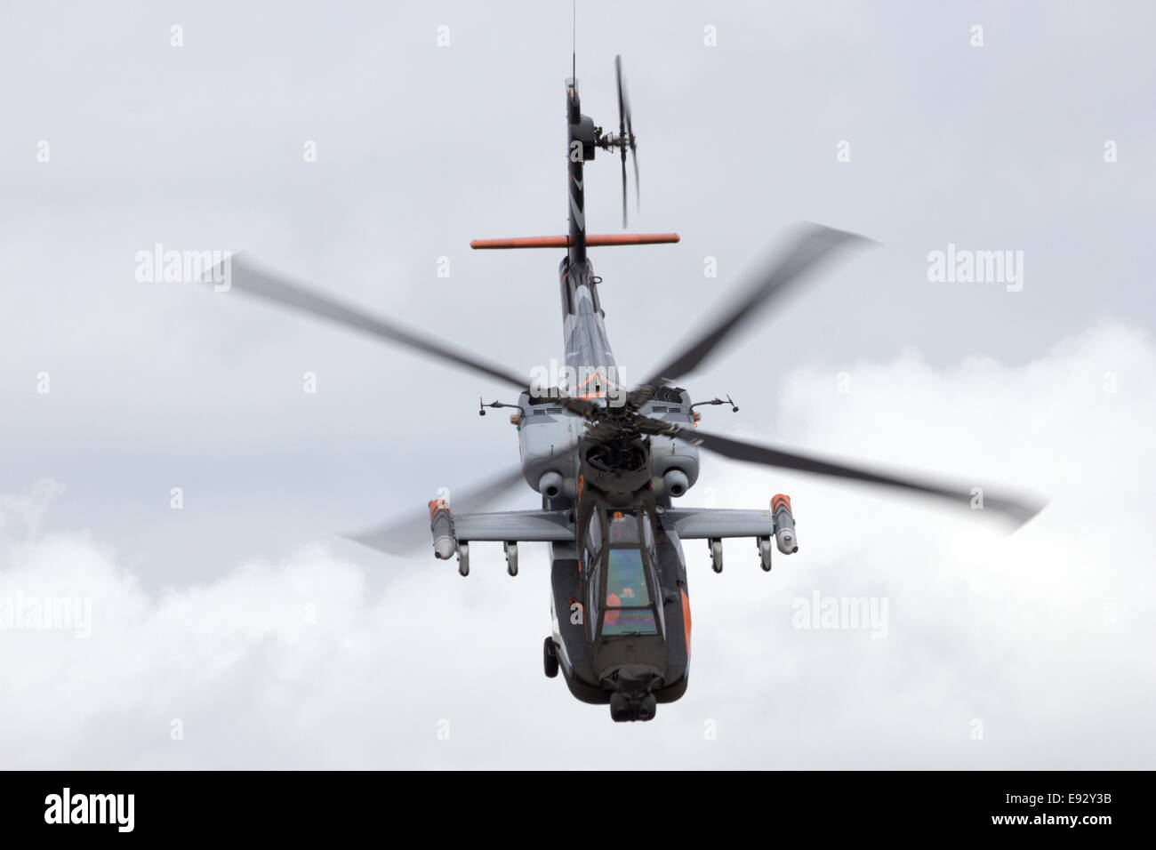 Dutch Air Force AH-64 Apache Hélicoptère attck Banque D'Images